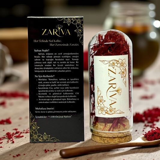 “Zariva Premium İran Safranı (A+ Kalite, 1 gr)”